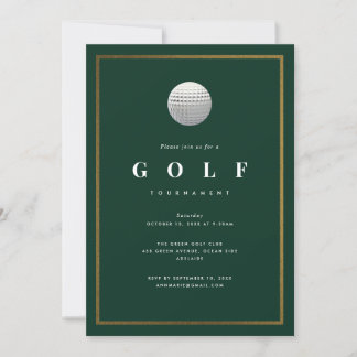 Convites Torneio de Golfe