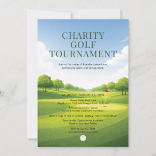Convites Torneio de Golfe Beneficente
