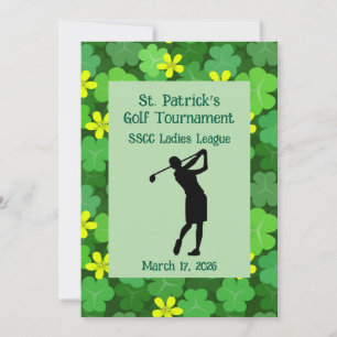 Convites Torneio de Golfe Shamrock