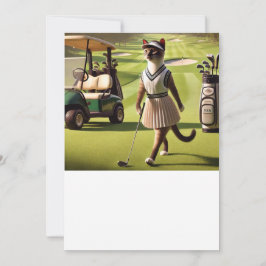 Convites Torneio Golfer Cat