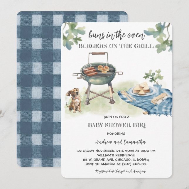 Convites Torneiras Nos Torneiros De Forno Na Grelha (Frente/Verso)