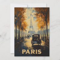Torre Eiffel do Poster de viagens Paris de 1930