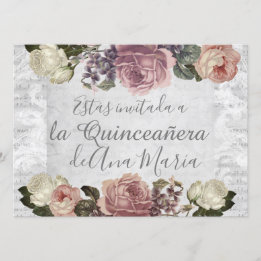 Convites Torre Eiffel elegante lamentável de la Quinceanera