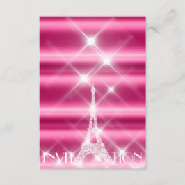 Convites Torre Eiffel Paris Bridal 16º Diamond Pink