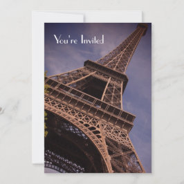 Convites Torre Eiffel: Um Gosto Do Partido Jante Francês Co