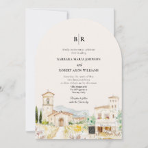 Toscana Itália Casamento com Arco no Destino
