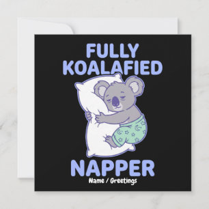 Convites Totalmente Koalificado Dorminhoco Fofo Koala Sonol