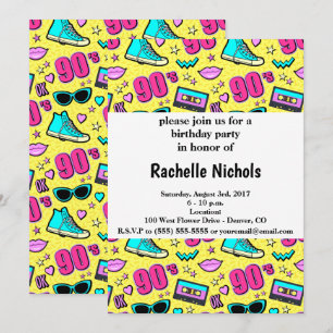 Convites Totalmente Padrão dos Anos 90