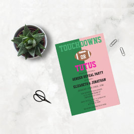 Convites Touchdowns ou Revelação de Gênero de Tutus