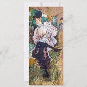 Convites Toulouse-Lautrec - Jane Avril Dançando