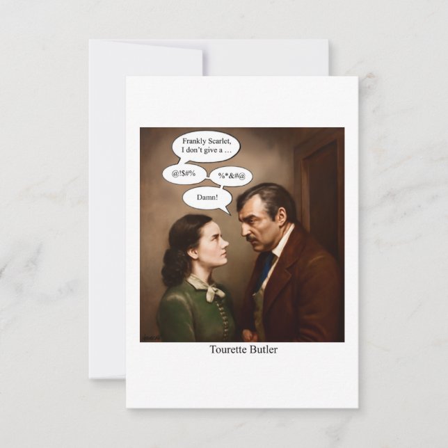 Convites Tourette Butler (Frente)