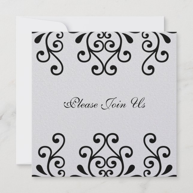 Convites Trabalho de rolo (Frente)