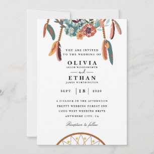 Convites tradicionais de casamento Navajo