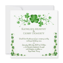 Tradicional Irish Shamrocks Celta Clover