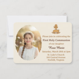 Convites Traditional First Holy Communion Photo