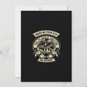 Convites traga-me seus doentes o médico da peste e feridos