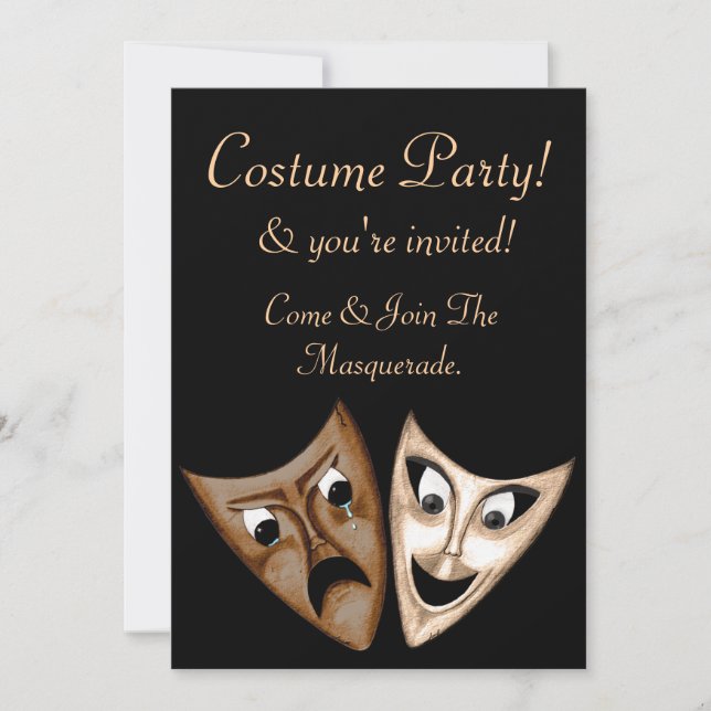 Convites Tragédia e Comédia (Frente)