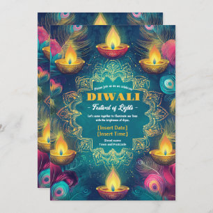 Convites Tranquil Diwali Aura