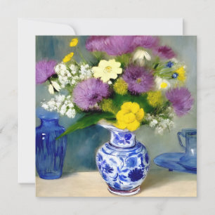 Convites Tranquilo Vase das Flores Impressão