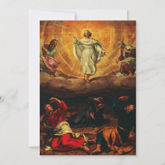 Convites Transfiguração de Jesus Cristo (Frente)