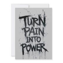 Transformar a dor em poder