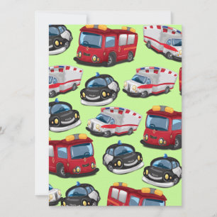 Convites Transportes policiais, ambulatórios e bombeiros