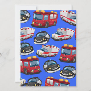 Convites Transportes policiais, ambulatórios e bombeiros