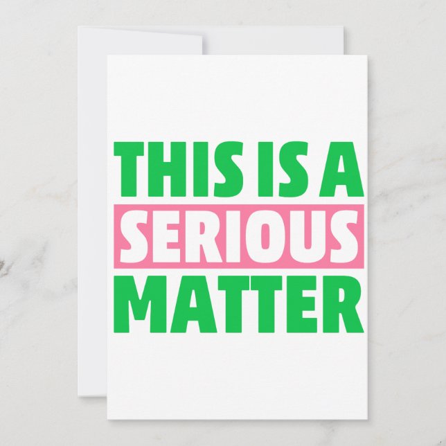 Convites Trata-se de uma questão grave, 1908, AKA (Frente)