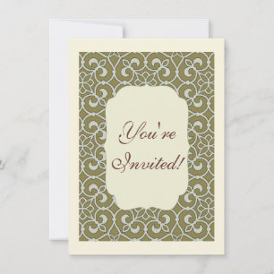 Convites Trava Geométrica de Padrão