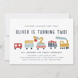 Convites Treinador Convidado Chugga Chugga Dois ・ Dois ・ Do
