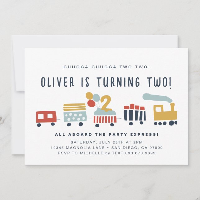 Convites Treinador Convidado Chugga Chugga Dois ・ Dois ・ Do (Frente)