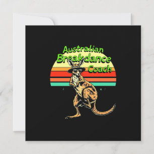 Convites Treinador em Breve Australiano Hip Hop & Break