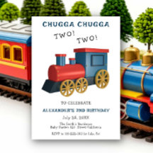 Trem Chugga Dois Dois Segundo Aniversário