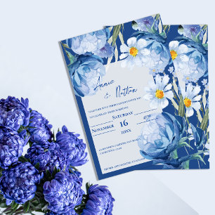 Convites Trendy Floral Weders Bonito Chic Trendy