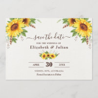 Trendy Watercolor Sunflower Summer Salvar Data