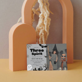 Convites Três aniversário de 3 anos do Spirit Halloween