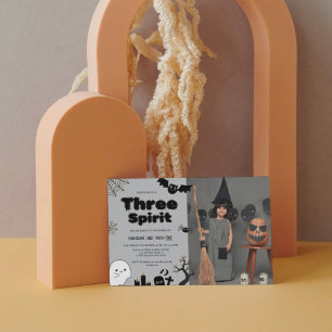 Convites Três aniversário de 3 anos do Spirit Halloween