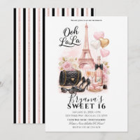 Très Chic na Cidade Festa Sweet 16 Rosa Paris