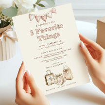 Três Coisas Favoritas Cream Galentines Party