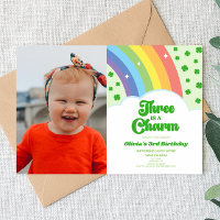 Três É Um Charm aniversário de 3 anos De Festa De