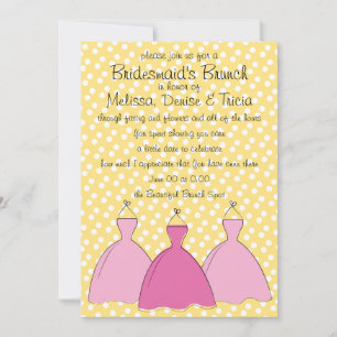 Convites Três esboço de vestido