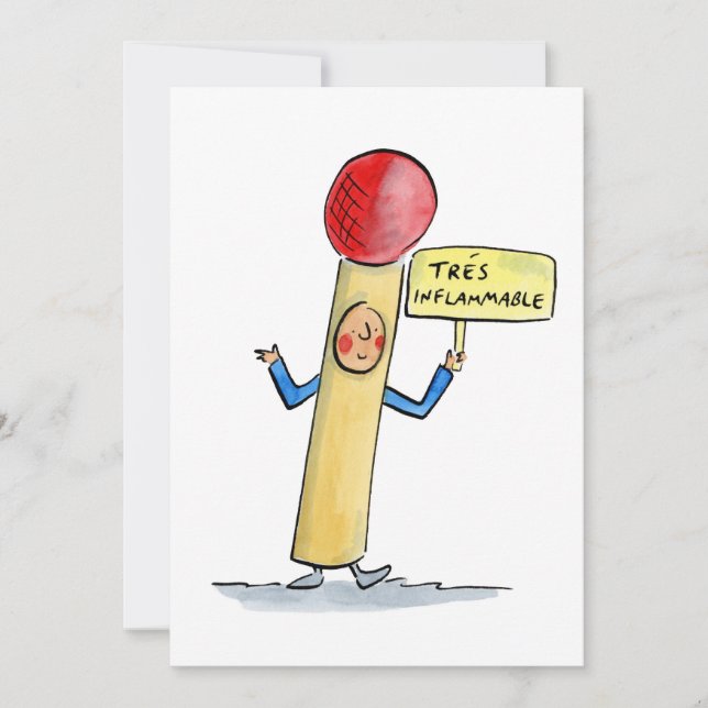 Convites très inflamável (Frente)