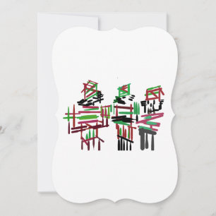 Convites Três quebra-nozes de Natal