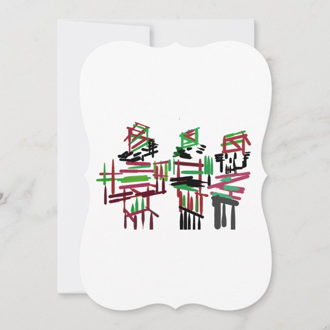Convites Três quebra-nozes de Natal  (Frente)