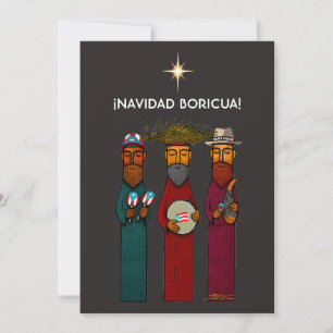Convites Três Reis Magos Porto-Riquenhos com Parranda Music