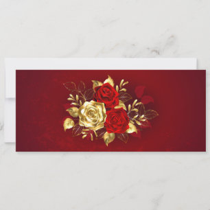 Convites Três Rosas de joalharia