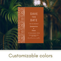 Tribal Burnt Orange Salvar Data