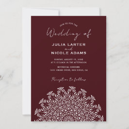 Convites Tribal Folk Country Culture Crest Mandala Wedding