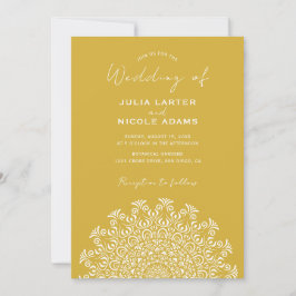 Convites Tribal Folk Country Culture Crest Mandala Wedding