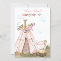 *~* Tribal Teepee Boho Woodland Forest Girl Fox